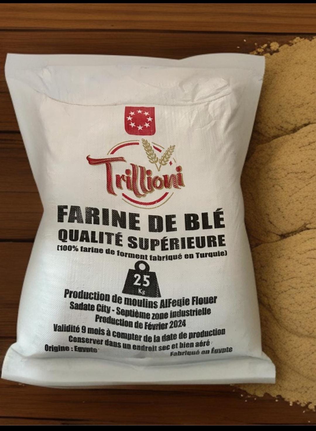 Trillioni - Egyptian Flour - 25kg