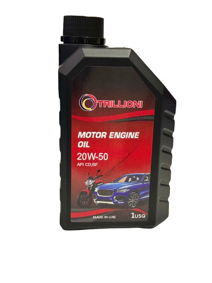 Trillioni Motor Engine Oil - 20W-50 (API CI-4/SL)